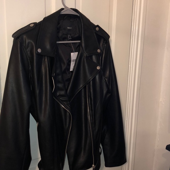 BRAND NEW FAUX LEATHER JACKET - Picture 2 of 7
